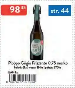 Qanto Pioppo Grigio Frizzante nealko nabídka