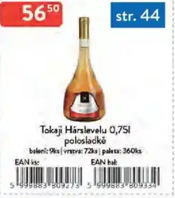 Qanto Tokaji Hárslevelu polosladké nabídka