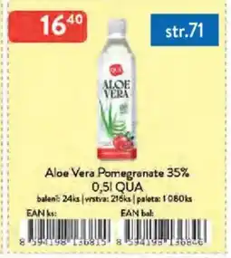 Qanto Aloe Vera Pomegranate 35% QUA nabídka