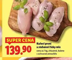 Lidl Kuřecí prsní a stehenní řízky mix nabídka