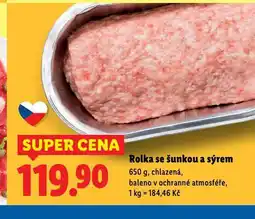 Lidl Rolka se šunkou a sýrem nabídka