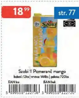 Qanto Szobi Pomeranč mango nabídka