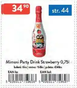 Qanto Mimoni Party Drink Strawberry nabídka
