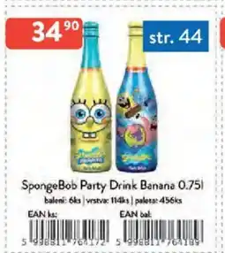Qanto SpongeBob Party Drink Banana nabídka