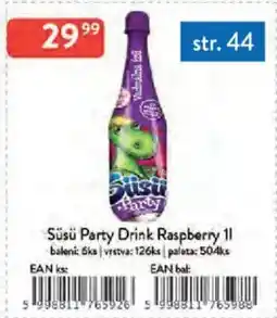 Qanto Süsü Party Drink Raspberry nabídka