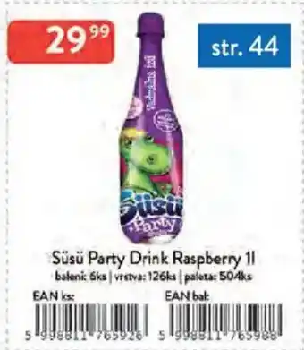 Qanto Süsü Party Drink Raspberry nabídka