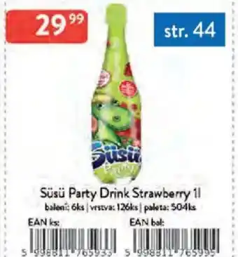 Qanto Süsü Party Drink Strawberry nabídka