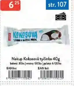 Qanto Nakup Kokosová tyčinka nabídka