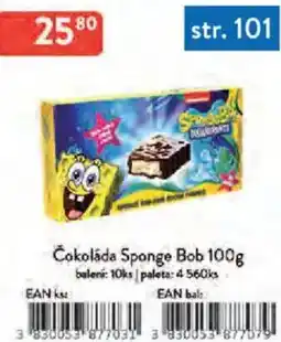 Qanto Čokoláda Sponge Bob nabídka