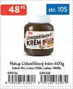 Qanto Nakup Lískooříškový krém nabídka