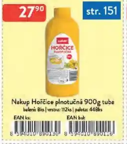 Qanto Nakup Hořčice plnotučná tuba nabídka