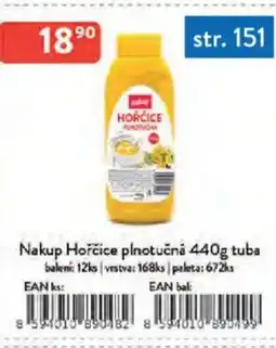 Qanto Nakup Hořčice plnotučná tuba nabídka