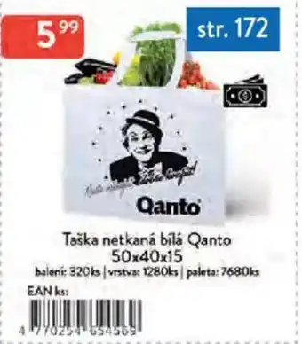 Qanto Taška netkaná bílá Qanto nabídka