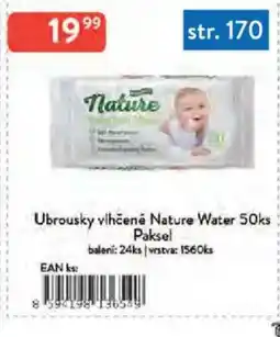 Qanto Ubrousky vlhčené Nature Water Paksel nabídka