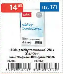 Qanto Nakup sáčky zamrazovací nabídka