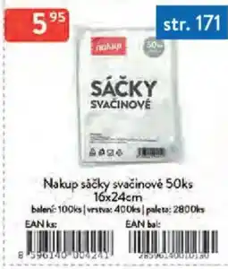 Qanto Nakup sáčky svačinové nabídka