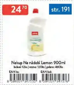 Qanto Nakup Na nádobí Lemon nabídka