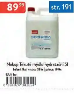 Qanto Nakup Tekuté mýdlo hydratační nabídka