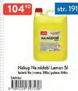 Qanto Nakup Na nádobí Lemon nabídka