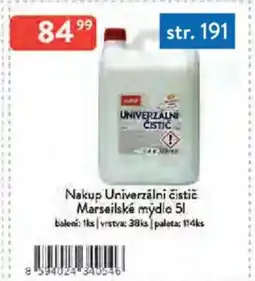 Qanto Nakup Univerzálni čistič Marseilské mýdlc nabídka