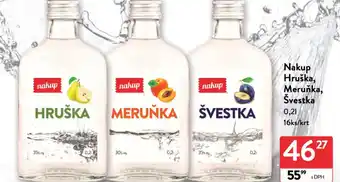 Qanto Nakup Hruška, Meruňka, Švestka nabídka