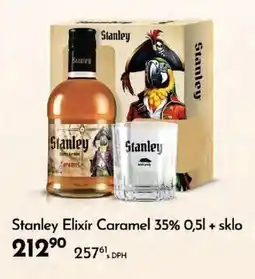 Qanto Stanley Elixír Caramel 35% + sklo nabídka