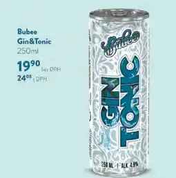 Qanto Bubee Gin&Tonic nabídka