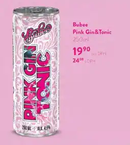 Qanto Bubee Pink Gin&Tonic nabídka