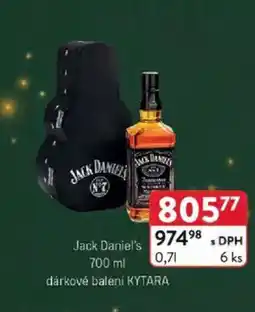 Qanto Jack Daniel's dárkové balení KYTARA nabídka