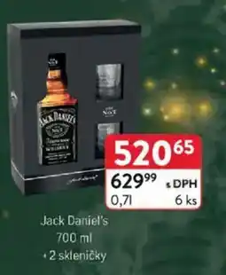 Qanto Jack Daniel's + 2 skleničky nabídka