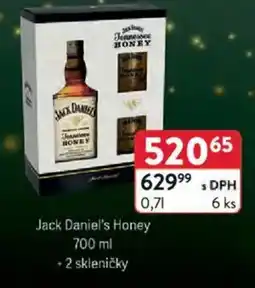 Qanto Jack Daniel's Honey +2 skleničky nabídka