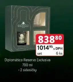 Qanto Diplomático Reserva Exclusiva +2 skleničky nabídka