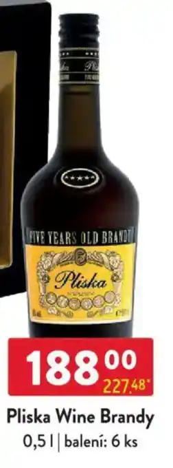 Qanto Pliska Wine Brandy nabídka