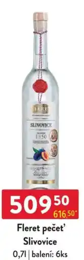 Qanto Fleret pečeť❜ Slivovice nabídka