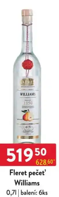 Qanto Fleret pečeť❜ Williams nabídka