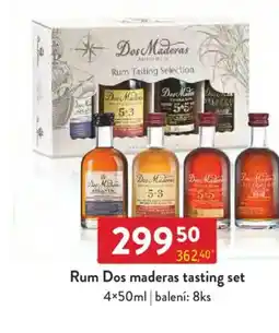 Qanto Rum Dos maderas tasting set nabídka