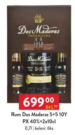 Qanto Rum Dos Maderas 5+510Y PX 40%+2x10cl nabídka