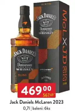 Qanto Jack Daniels McLaren 2023 nabídka