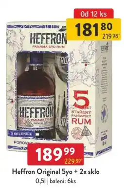 Qanto Heffron Original 5yo + 2x sklo nabídka