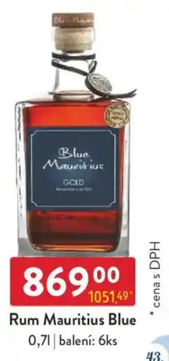Qanto Rum Mauritius Blue nabídka