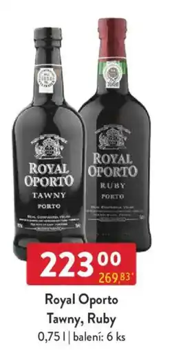 Qanto Royal Oporto Tawny, Ruby nabídka
