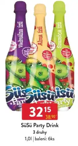 Qanto Süsü Party Drink nabídka