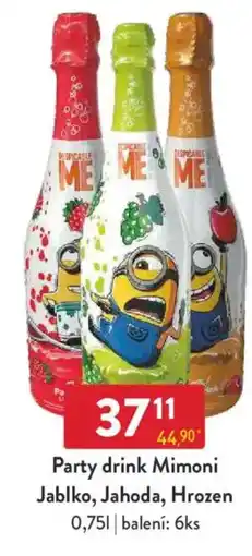 Qanto Party drink Mimoni Jablko, Jahoda, Hrozen nabídka