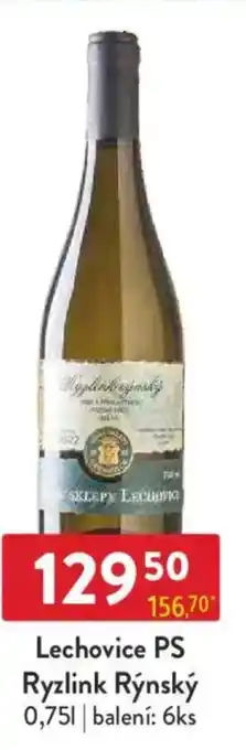 Qanto Lechovice PS Ryzlink Rýnský nabídka