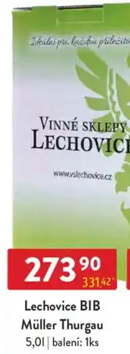 Qanto Lechovice BIB Müller Thurgau nabídka