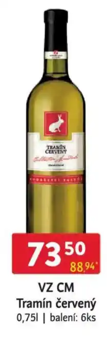 Qanto VZ CM Tramín červený nabídka