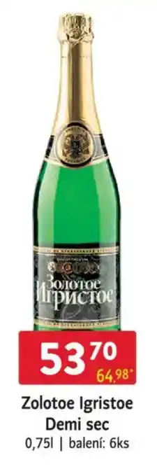 Qanto Zolotoe Igristoe Demi sec nabídka