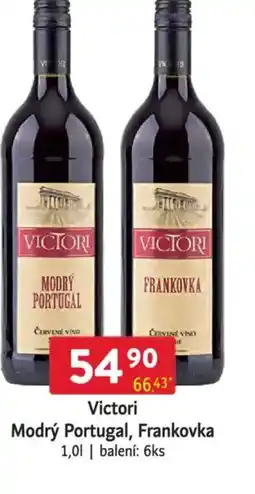 Qanto Victori Modrý Portugal, Frankovka nabídka