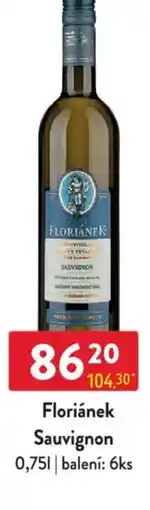 Qanto Floriánek Sauvignon nabídka