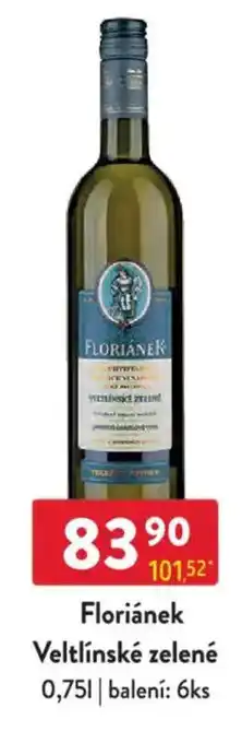 Qanto Floriánek Veltlínské zelené nabídka